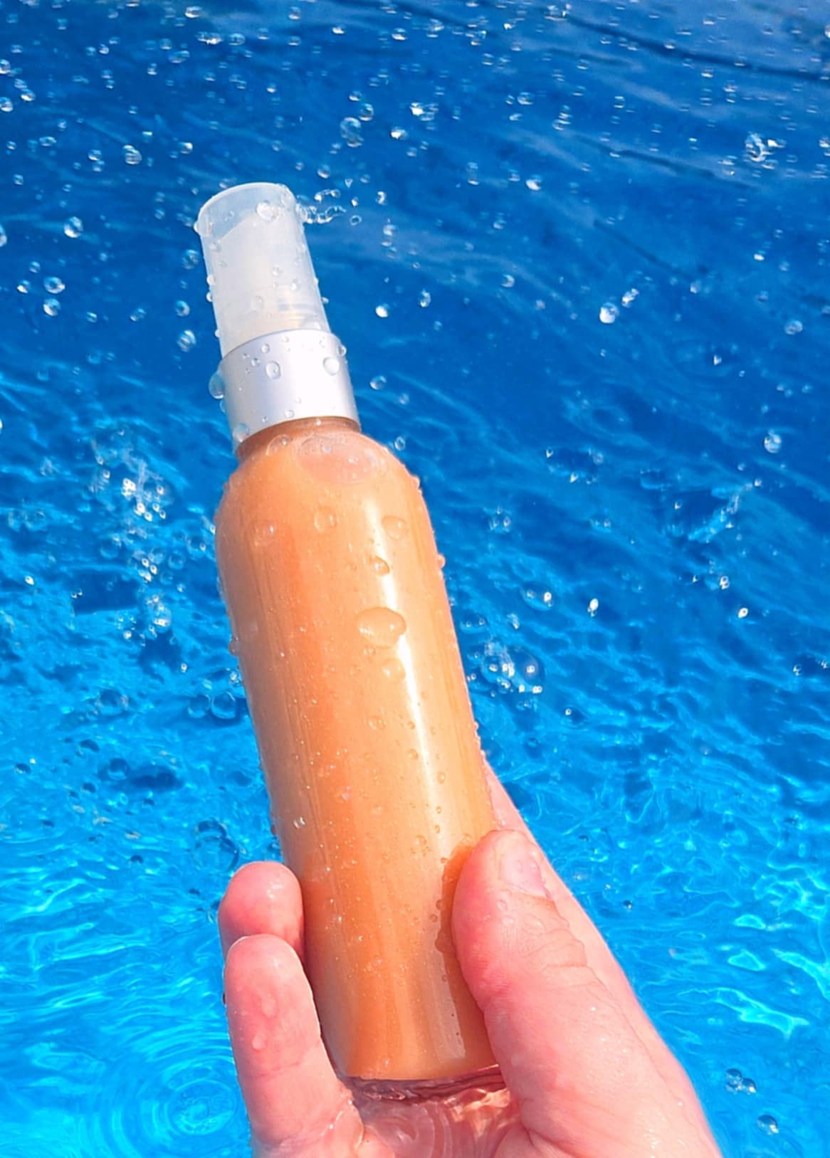 Produit pour l'été - Huile scintillante/hydratante pour le corps tropicale