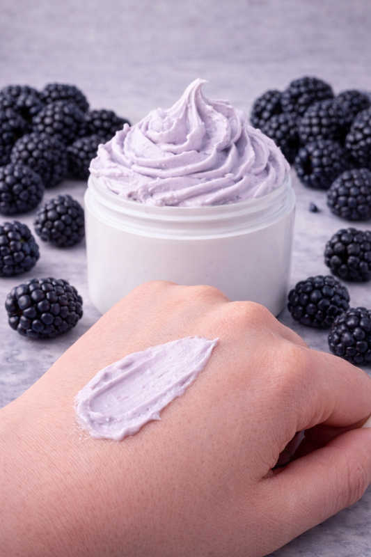 Beurre de karité hydratant/nourissant- smoothie aux mûres -