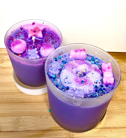 Bonjour ciel - bougie artisanale relaxante - format givrée géant - décos