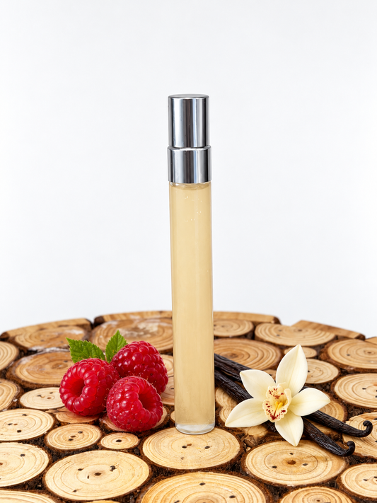 Parfum de sacoche - Framboise rouge vanille - prévente