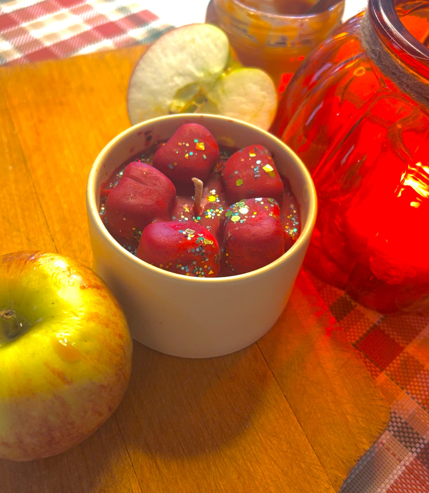 Bougie délice aux pommes