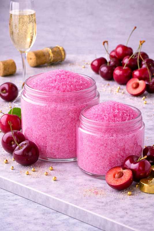 Exfoliant hydratant cerise champagne -