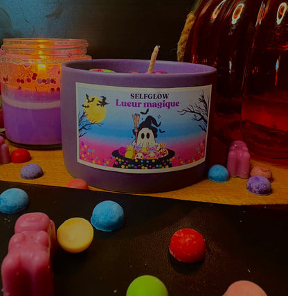 Bougie artisanale - aux bonbons fruitées