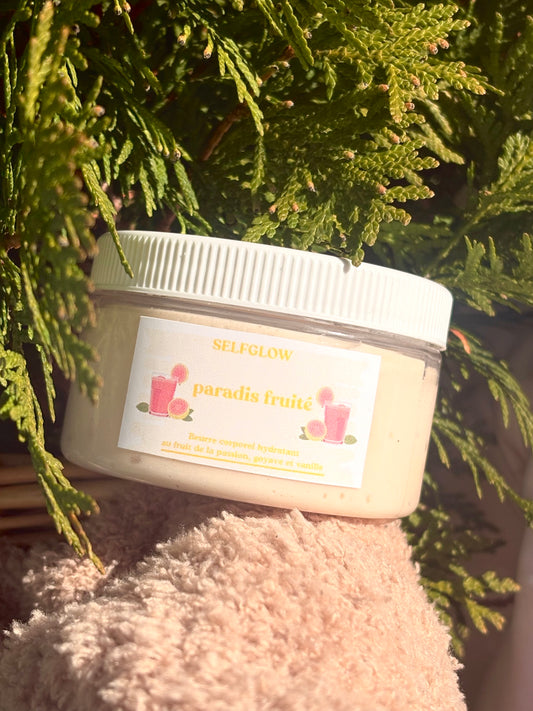 Beurre de karité hydratant - paradis fruité