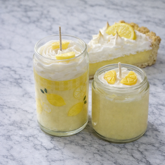 Bougie sweet lemon - tarte au citron meringuée -