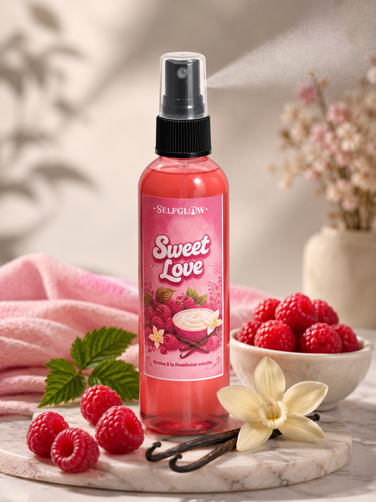 Brume parfumée - framboise rouge et vanille