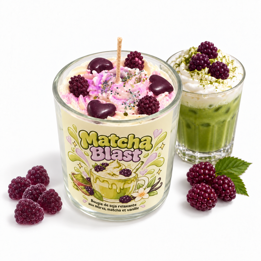 Bougie - matcha blast