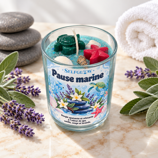 Bougie pause marine - anti-stress