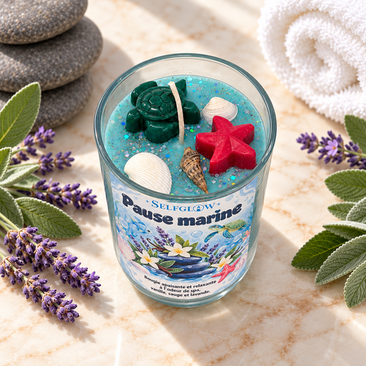 Bougie pause marine - anti-stress
