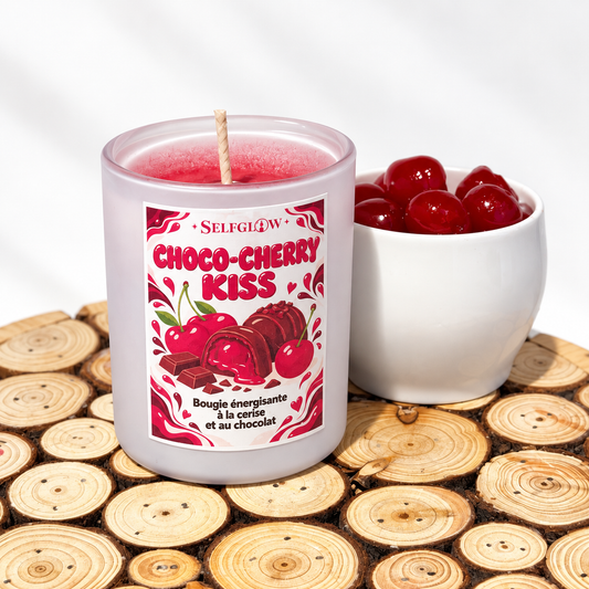 Bougie choco-cherry kiss - cerise chocolat