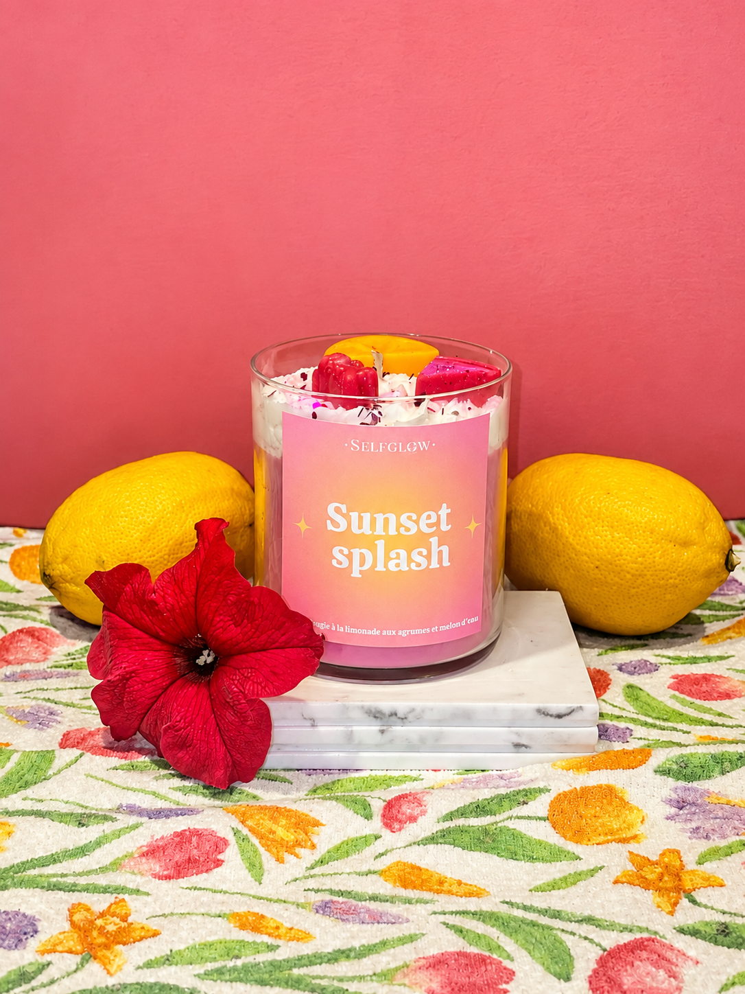 Bougie deluxe - sunset splash 🍋🍉