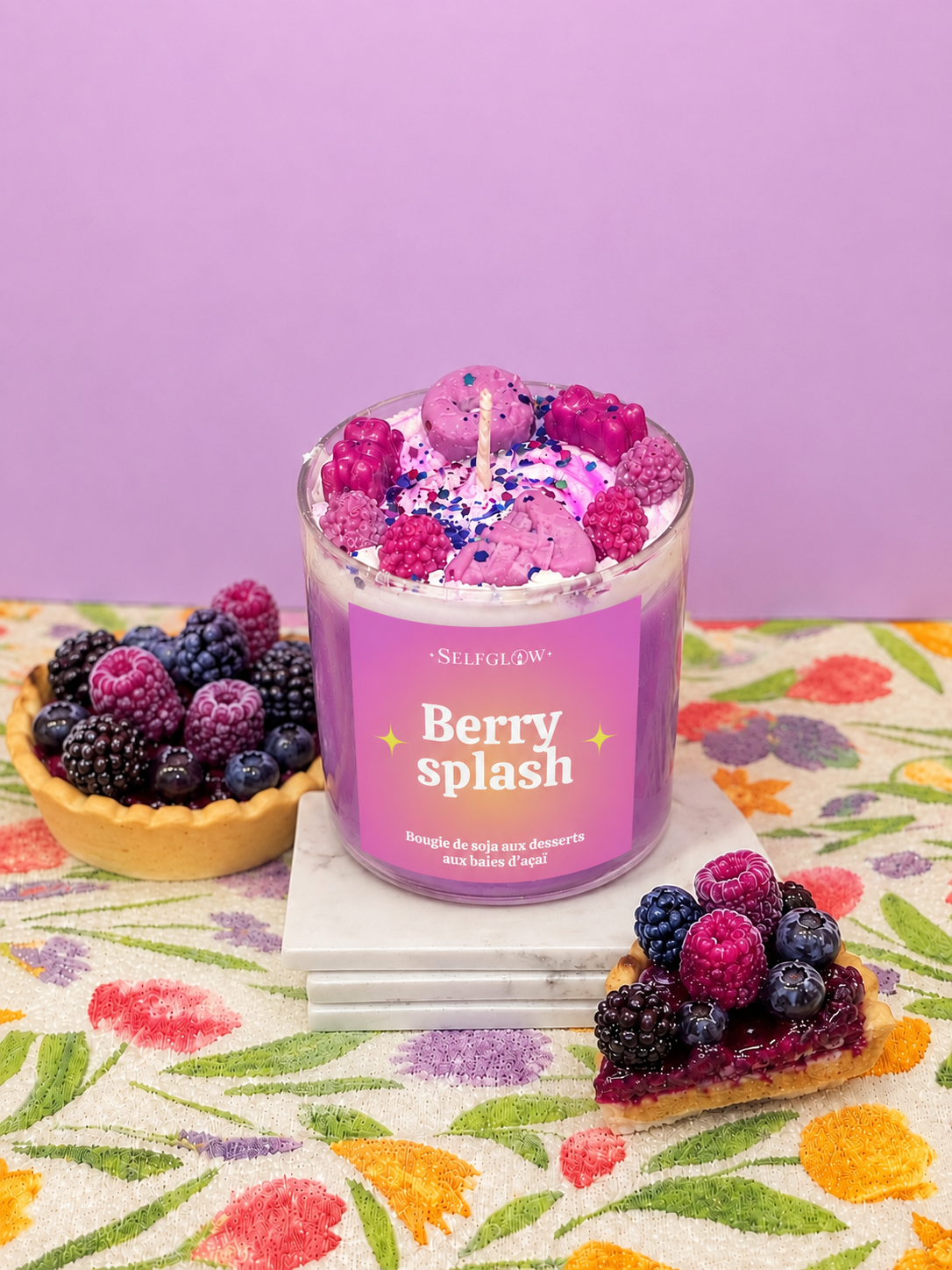 Bougie deluxe - berry splash 🥧🫐
