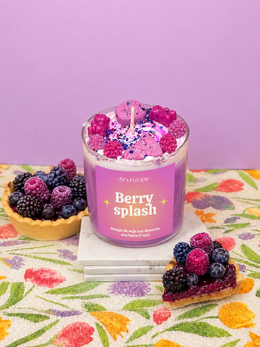 Bougie deluxe - berry splash 🥧🫐